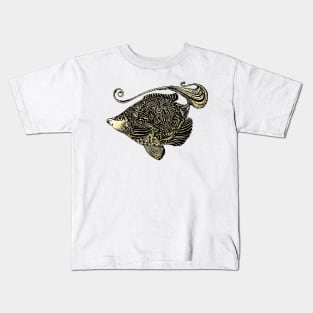 fish ornamental with texture Kids T-Shirt